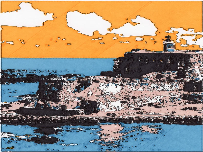 Tác phẩm vẽ tranh bằng máy in 3D: Castillo San Felipe del Morro - Image 1