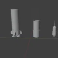 Mô hình tên lửa Saturn V lắp ráp 3D - Thumbnail 2