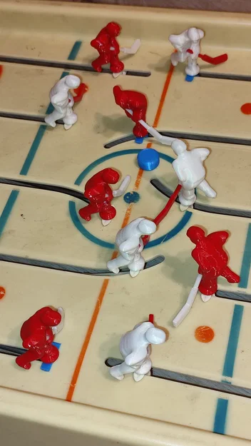 Mô hình 3D cầu thủ khúc côn cầu thay thế cho bộ bàn Chemoplast - Image 1