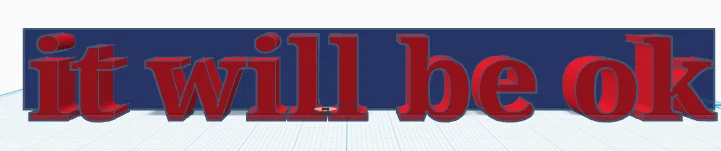 Mô hình trang trí để bàn It will be ok – Thông điệp tích cực - Image 1