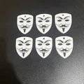 Móc khóa mặt nạ Anonymous in 3D cực chất và cá tính - Thumbnail 1