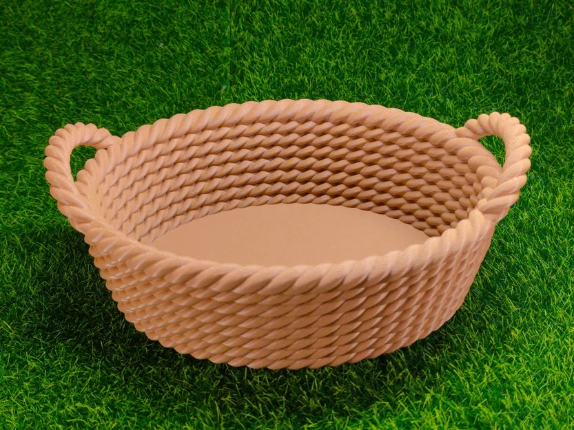 Mẫu giỏ đựng trứng Phục sinh (Easter Egg Basket) in 3D đẹp mắt - Image 3