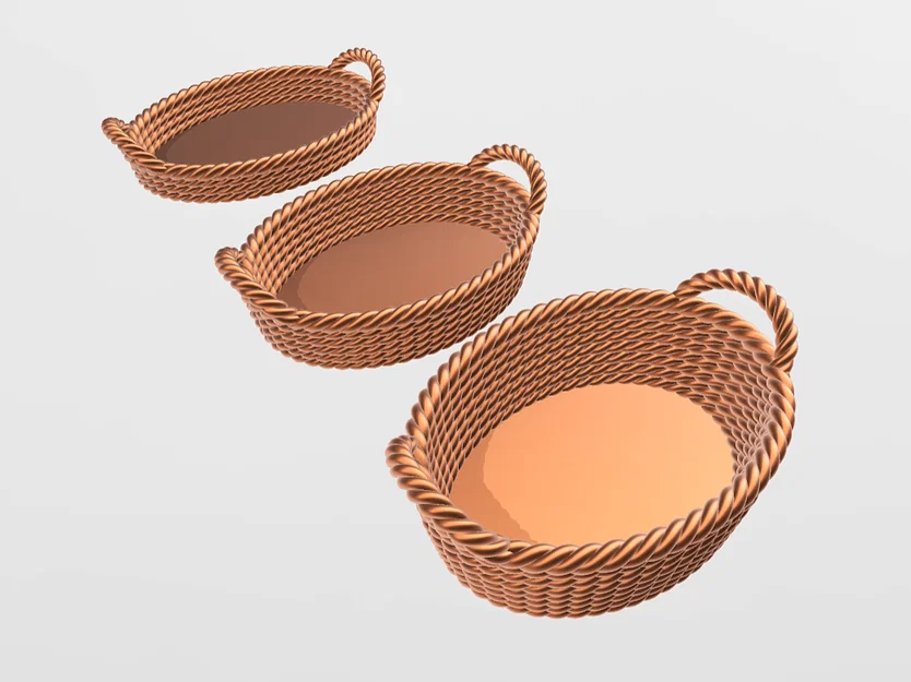 Mẫu giỏ đựng trứng Phục sinh (Easter Egg Basket) in 3D đẹp mắt - Image 5