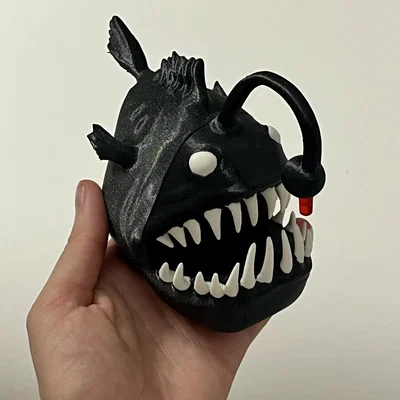 Mô hình/Đèn cá vảy chân (Angler fish) - Bộ sưu tập Aquatic Life/Halloween
