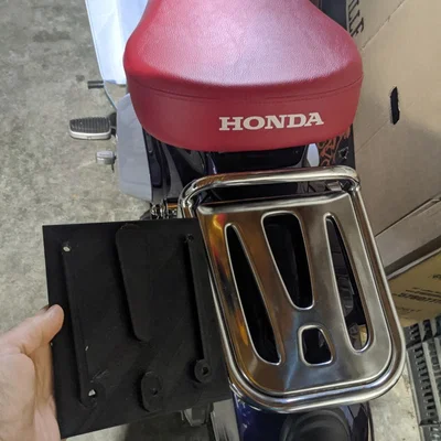Đế Gắn Giỏ Sau Cho Xe Honda Super Cub C125 In 3D Tiện Dụng
