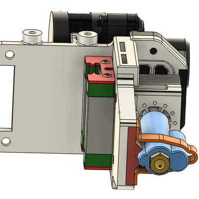 Cấu trúc đỡ đang chờ cấp bằng sáng chế cho khối gia nhiệt trên máy in 3D