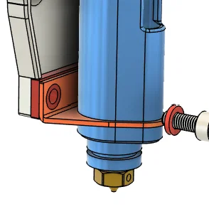 Cấu trúc đỡ đang chờ cấp bằng sáng chế cho khối gia nhiệt trên máy in 3D