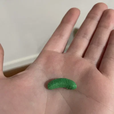 Mô hình 3D quả dưa chuột uốn cong độc đáo (Pickle with Bend)