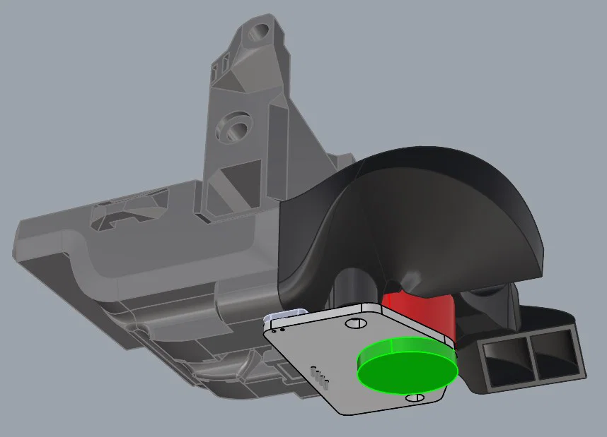 Ngàm gắn quạt và ống dẫn khí cho Rat Rig Toolhead 1.0 hỗ trợ Beacon Probe - Image 2
