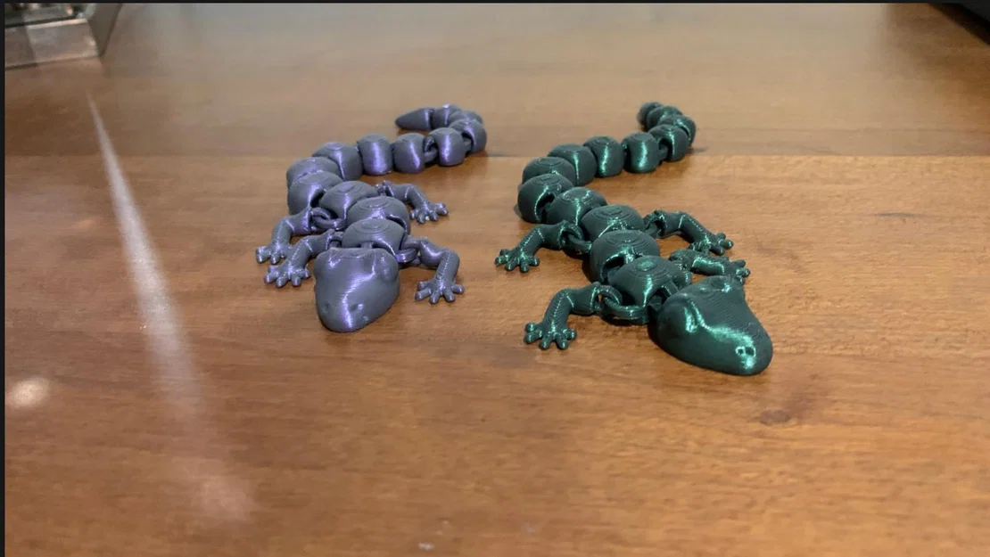Thằn lằn linh hoạt Flexi Lizard - Mô hình in 3D đáng yêu - Image 1