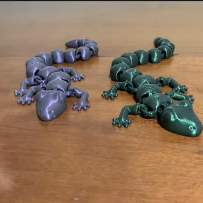 Thằn lằn linh hoạt Flexi Lizard - Mô hình in 3D đáng yêu