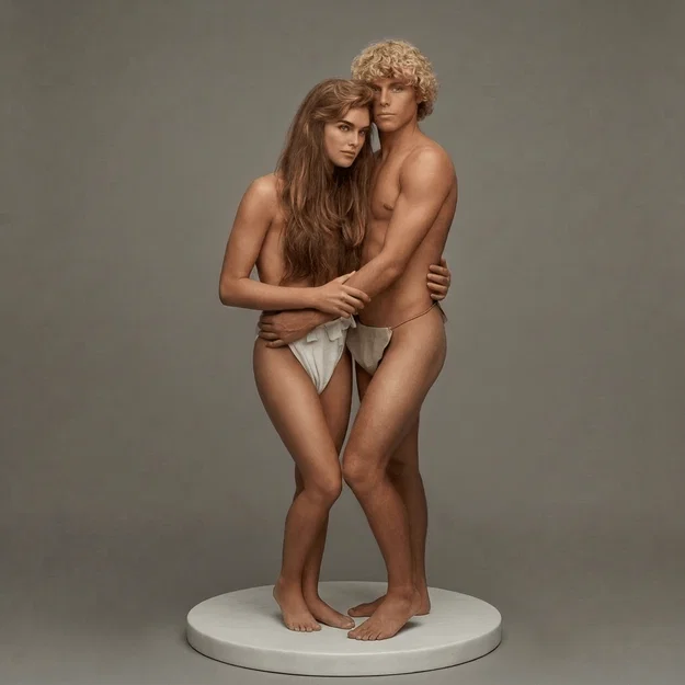 Mô hình 3D nghệ thuật The Blue Lagoon - 1980 dành cho người sưu tầm - Image 1