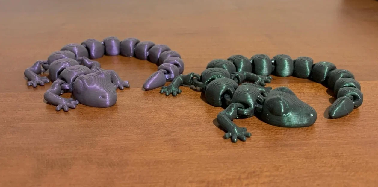 Thằn lằn linh hoạt Flexi Lizard - Mô hình in 3D đáng yêu - Image 3