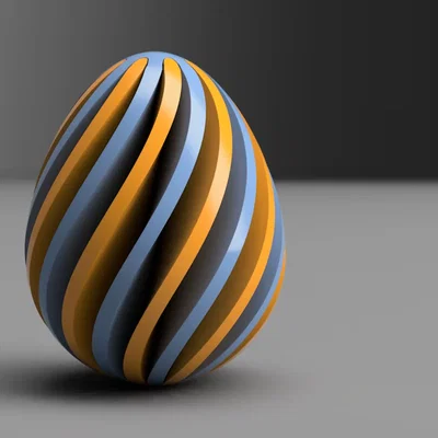 Mô hình Trứng Xoắn ốc Fidget Toy 3D Độc Đáo Giải Trí