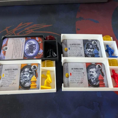 Khay đựng linh kiện cho board game Whitehall Mystery