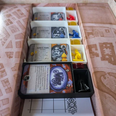 Khay đựng linh kiện cho board game Whitehall Mystery