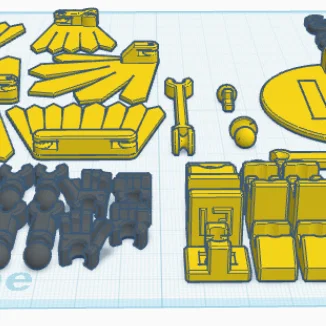 Mô hình lắp ráp MINI 13 phiên bản có cánh độc đáo