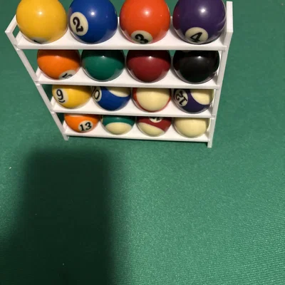 Khay đựng bóng bida mini in 3D: Giải pháp sắp xếp thông minh