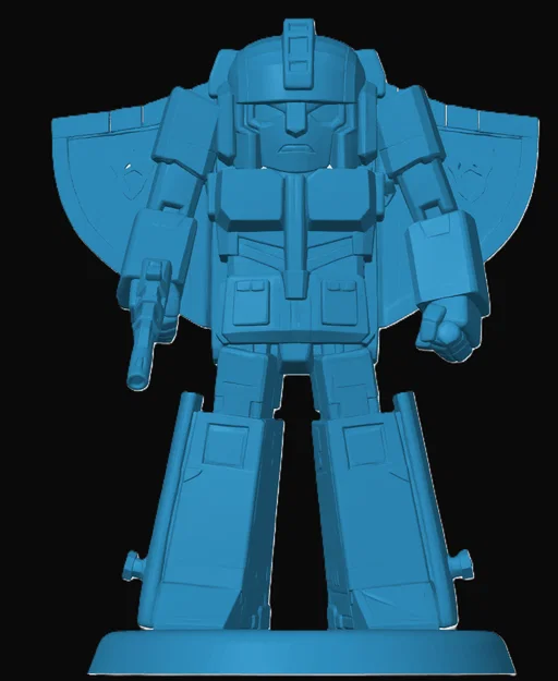 Mô hình Astrotrain Chibi 3D độc đáo - Thiết kế cho người yêu Transformer - Image 1