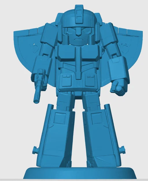 Mô hình Astrotrain Chibi 3D độc đáo - Thiết kế cho người yêu Transformer - Image 3