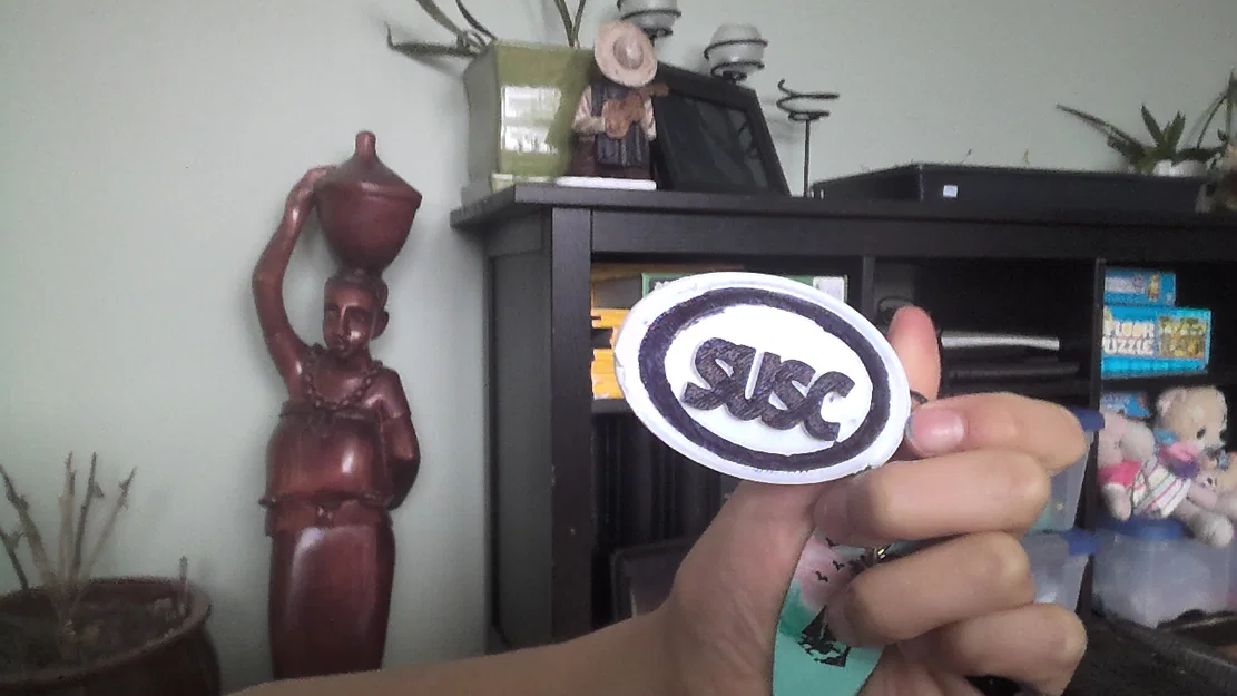 Móc khóa SUSC in 3D độc đáo trang trí túi xách và balo - Image 3