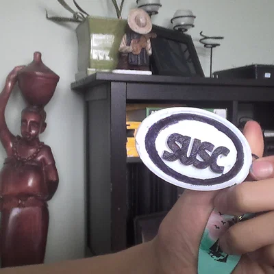 Móc khóa SUSC in 3D độc đáo trang trí túi xách và balo