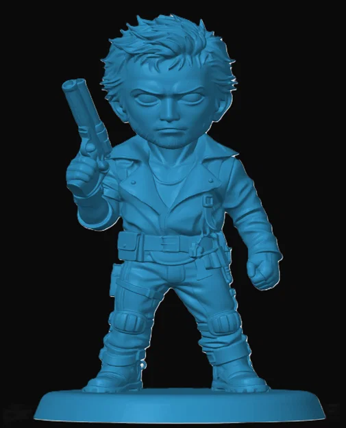Mô hình 3D nhân vật Mad Max phiên bản Chibi siêu ngầu - Image 1