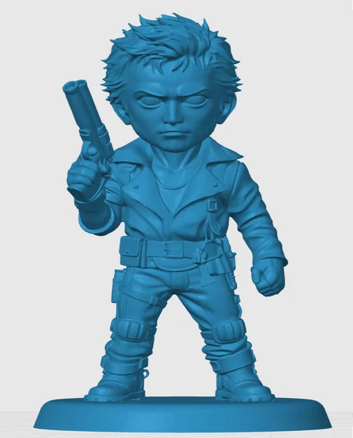 Mô hình 3D nhân vật Mad Max phiên bản Chibi siêu ngầu - Image 3