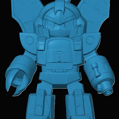 Mô hình Omega Supreme Chibi Transformers 3D siêu đáng yêu
