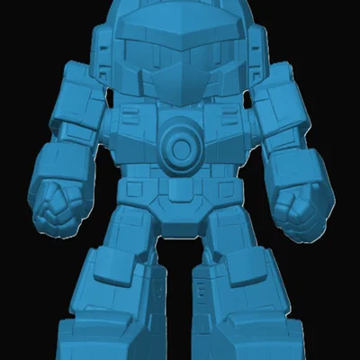 Mô hình Warpath Chibi đáng yêu - Đồ chơi in 3D cho fan Transformers