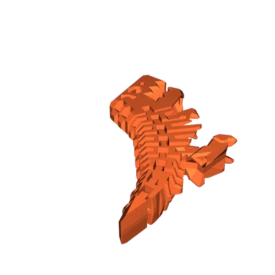 Mô hình khủng long T-Rex xương khớp linh hoạt (Flexi Rex) in 3D