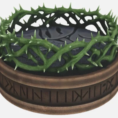 Đế Miniature chủ đề Dây leo và Gai (Vines and Thorns) cho game D&D
