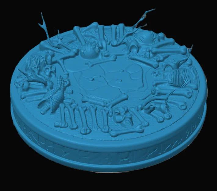 Đế mô hình Bone Yard (Đế xương cốt) cho RPG và D&D - Image 1