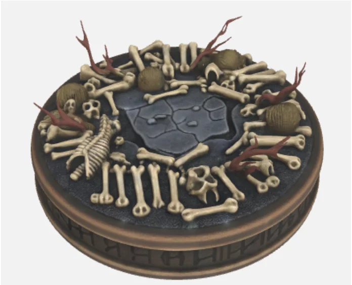 Đế mô hình Bone Yard (Đế xương cốt) cho RPG và D&D - Image 4