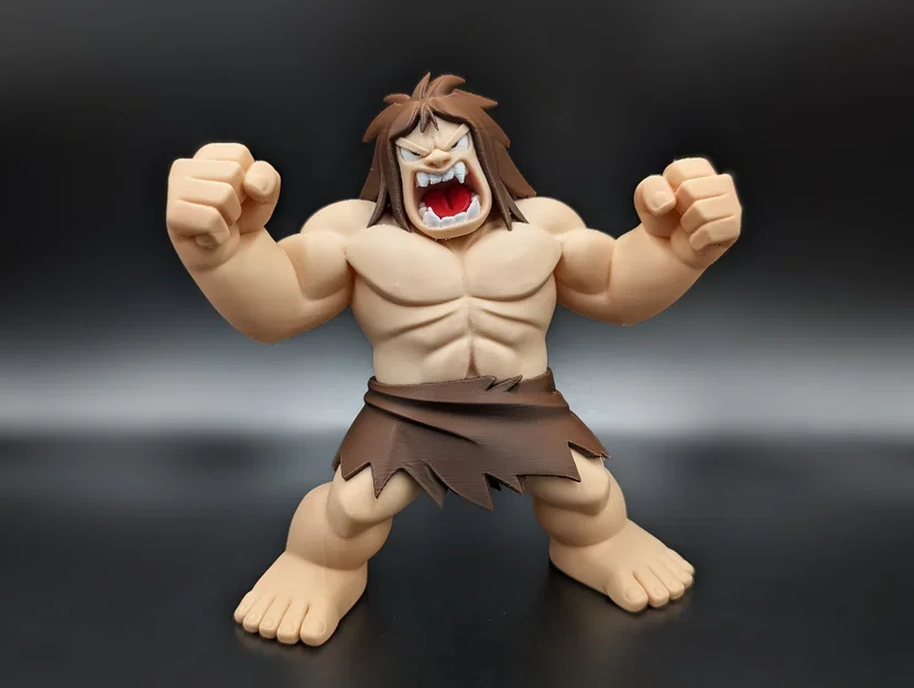 Krag the Caveman - Mô hình in 3D đa sắc - Image 1