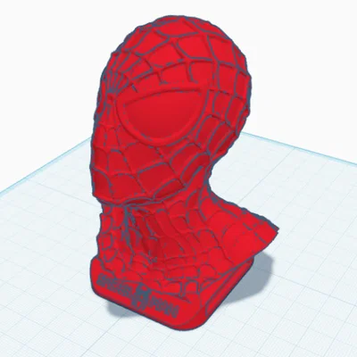 Mô hình 3D tượng bán thân Spider-Man sắc nét - Trang trí cực ngầu