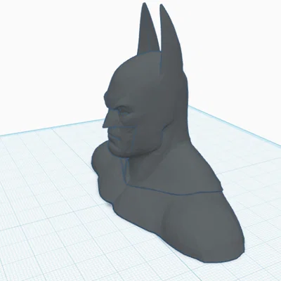 Mô hình tượng bán thân Batman 3D cực ngầu cho người hâm mộ