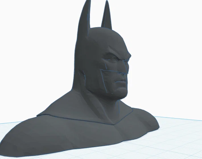 Mô hình tượng bán thân Batman 3D cực ngầu cho người hâm mộ - Image 2