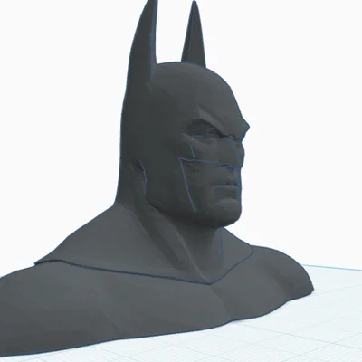 Mô hình tượng bán thân Batman 3D cực ngầu cho người hâm mộ