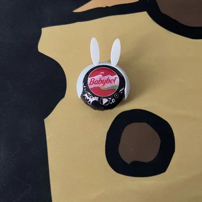 Phụ kiện Bunny BabyBel Cheese trang trí cực xinh