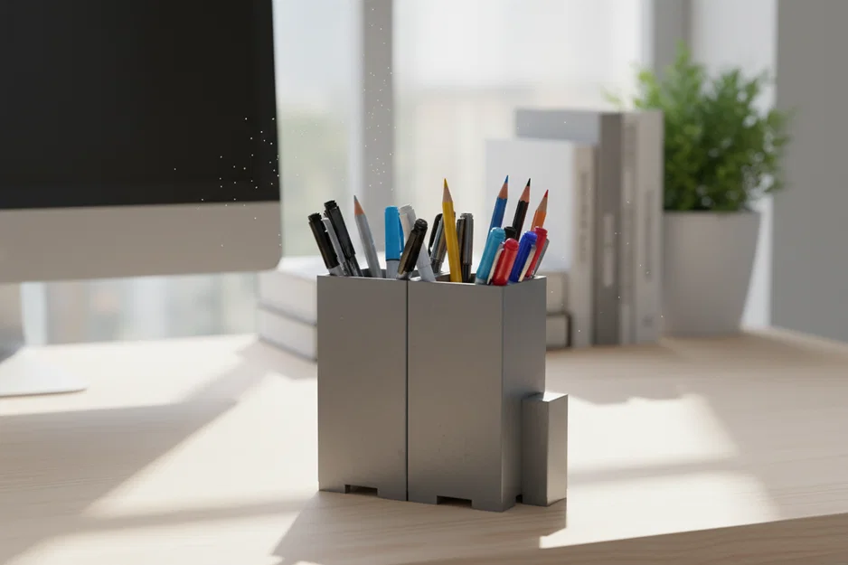 Khay cắm bút thông minh có thể ghép nối linh hoạt - File in 3D - Image 1