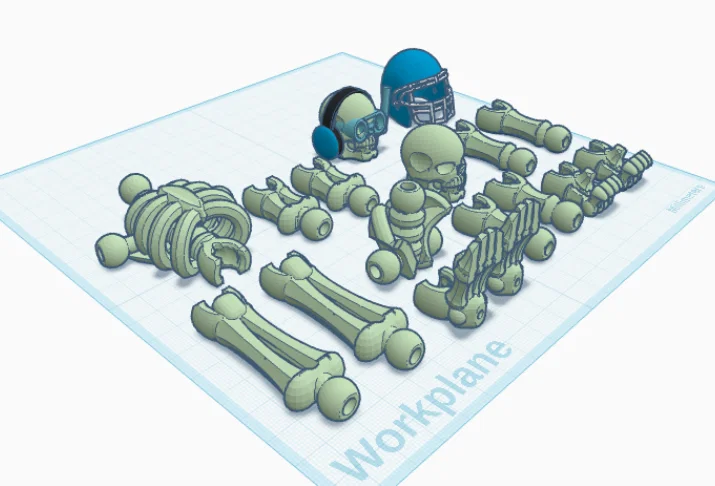 Mô hình bộ xương khớp nối (Skeleton Action Figure) cực ngầu - Image 3