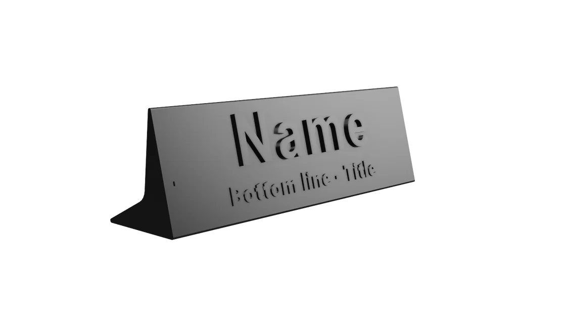 Bảng tên để bàn tùy chỉnh - Thiết kế đơn giản cho văn phòng - Image 1