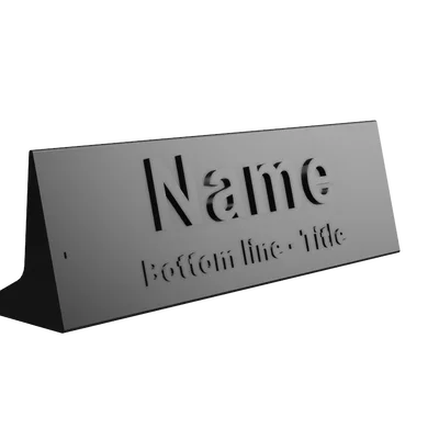 Bảng tên để bàn tùy chỉnh - Thiết kế đơn giản cho văn phòng