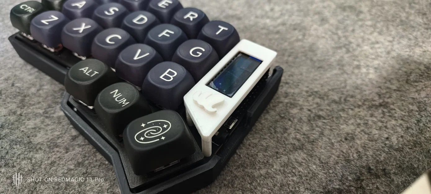 Khung bảo vệ màn hình OLED I2C cho bàn phím cơ CRKBD - Image 3