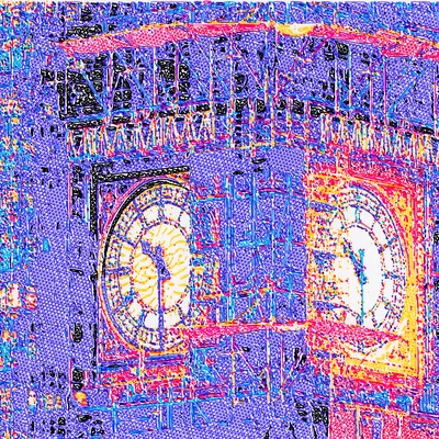 Nghệ thuật vẽ plotter Elizabeth Tower (Big Ben) ấn tượng