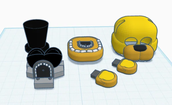 Mô hình lắp ráp 3D Freddy Fazbear từ FNAF - Image 1