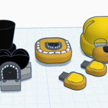 Mô hình lắp ráp 3D Freddy Fazbear từ FNAF