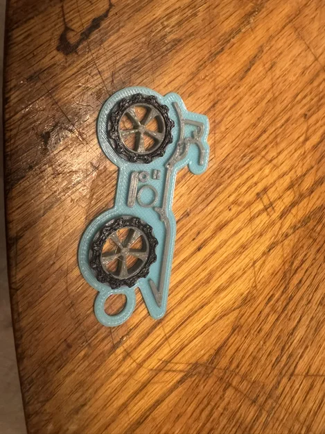 Móc khóa xe địa hình ATV cá tính - File in 3D đẹp và dễ thực hiện - Image 1