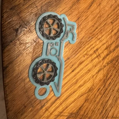 Móc khóa xe địa hình ATV cá tính - File in 3D đẹp và dễ thực hiện